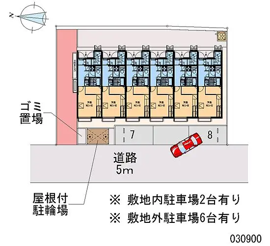 ★手数料０円★天理市富堂町 月極駐車場